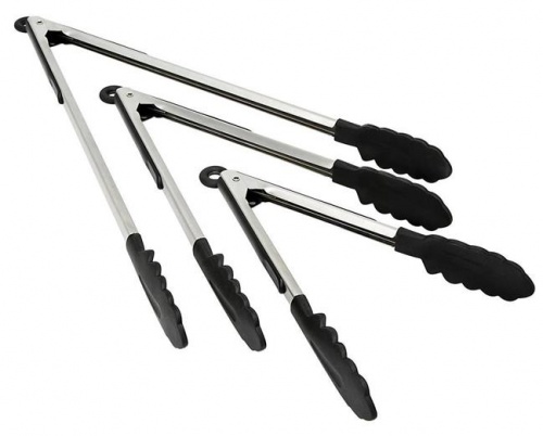 Pinça De Servir Softgrip Ponta Silicone 400Mm Hendi         