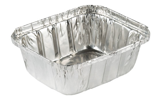 Forma Aluminio C/Tampa P500 14,4X11X4 Cm 100 Unid.          