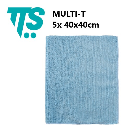 Pano Multi-T Microfibras (5 De 40X40Cm) Azul                
