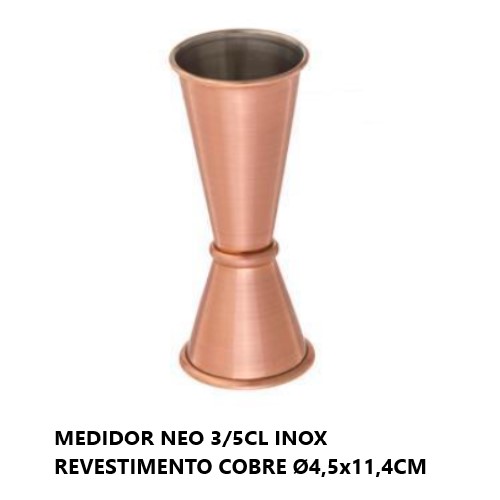 Medidor 3/5Cl Revestido A Cobre                             