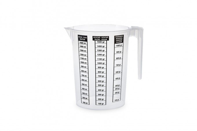 Jarro Plastico Graduado 1,5Lt Ref.908G (Faplana)            