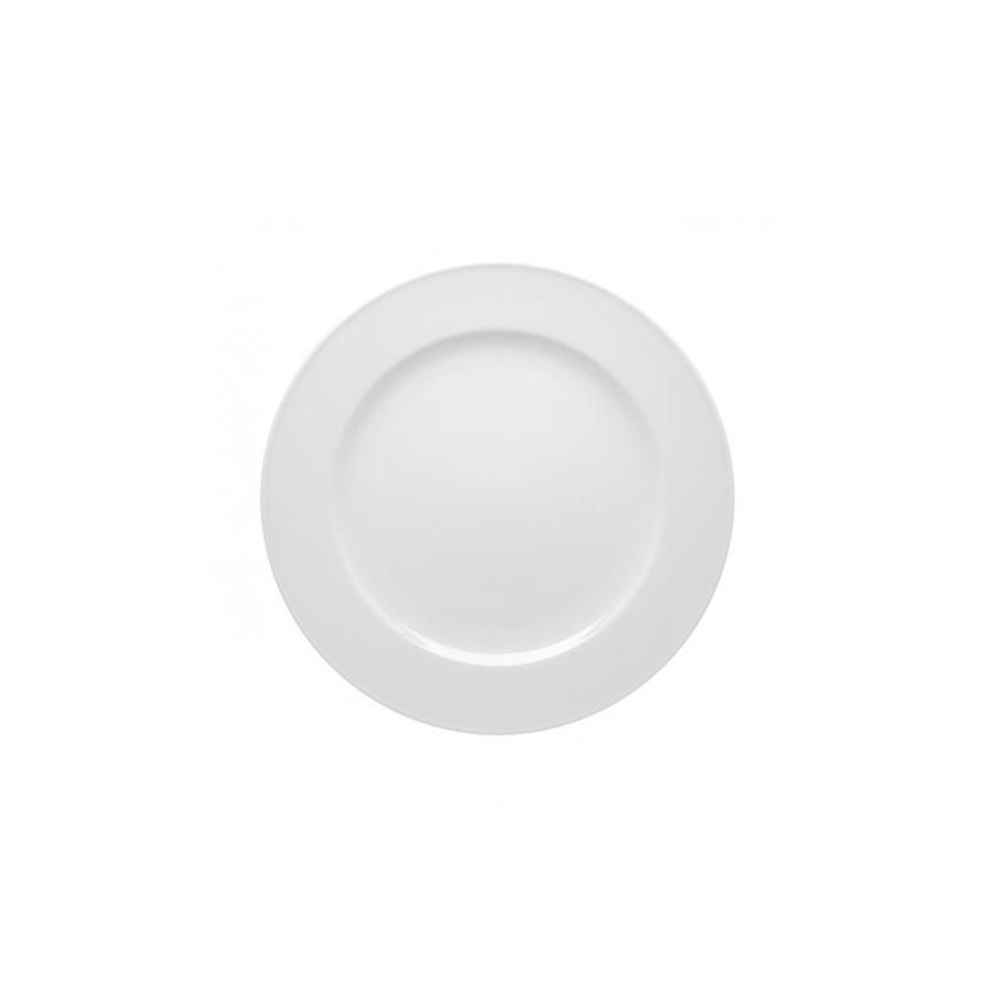 Prato Nº3A  21Cm Aba Larga Servotel Porcelana Branca        