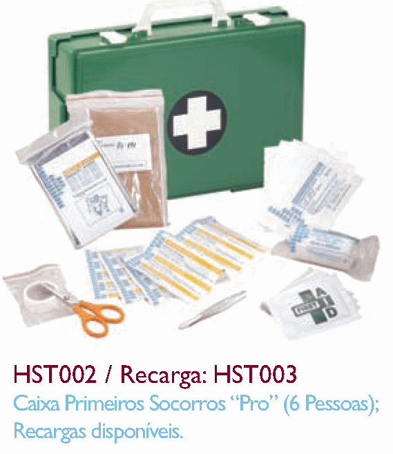 Caixa Primeiros Socorros "Pro" 6 Pessoas                    