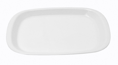 Travessa Nº10 Porcelana Branco 25 X 17 Cm (Catering)        