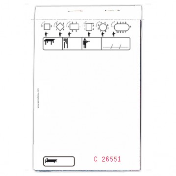 Bloco 50 Pedidos Autocop.Triplo 10X15 Cm Unidade (Gp)       