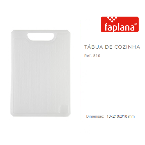 Tabua Cozinha 215X310Mm Branca Ref.810 (Faplana)            