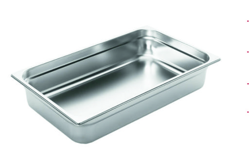 Conteiner Inox Gn 1/1 H-65Mm 8.5 Lts Pts                    