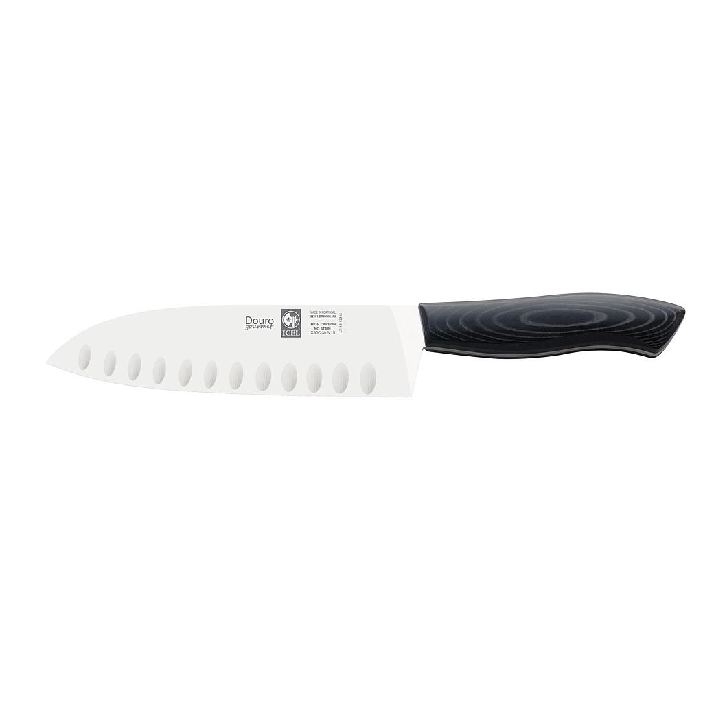 Faca Santoku C/Alveolos  18Cm Linha Douro Icel              