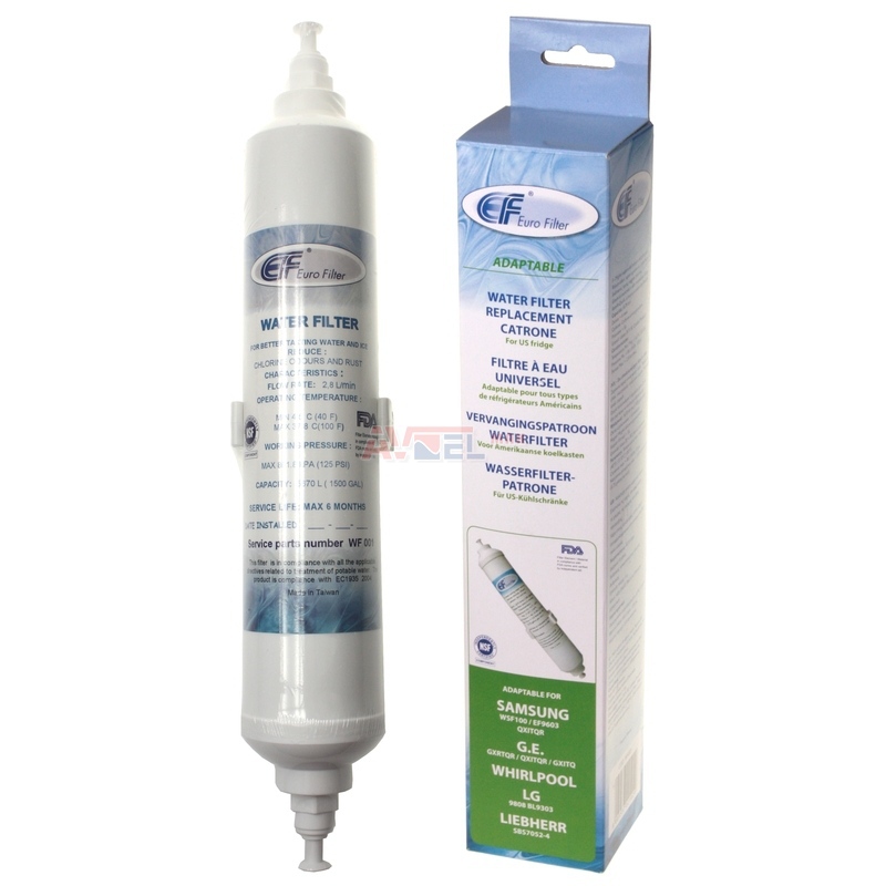 Filtro De Agua Inline P/Samsung/Ge/Whirlpool/Lg/Liebherr    