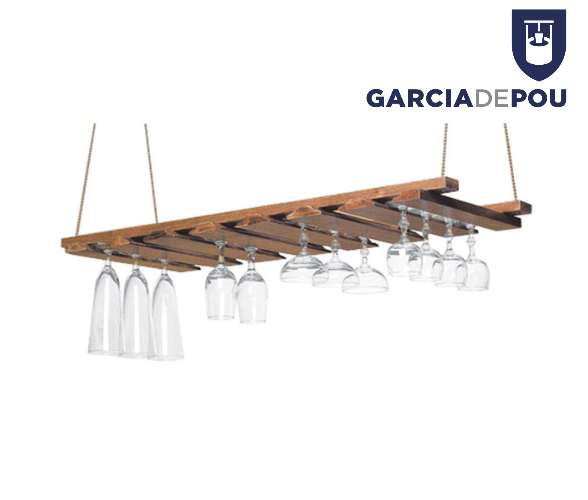 Rack Para Cálices 35X90 Cm Natural Madeira                  