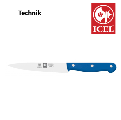 Faca De Cozinha Cb Azul 15Cm Linha Technik Icel             