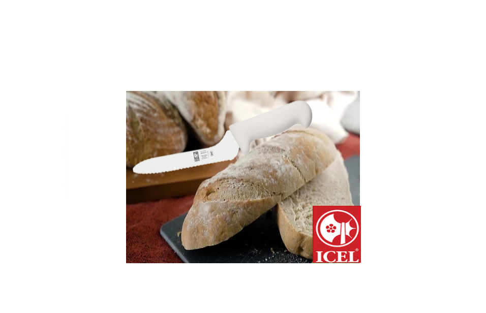 Faca Para Sandwich  Cb Branco 23Cm Icel                     