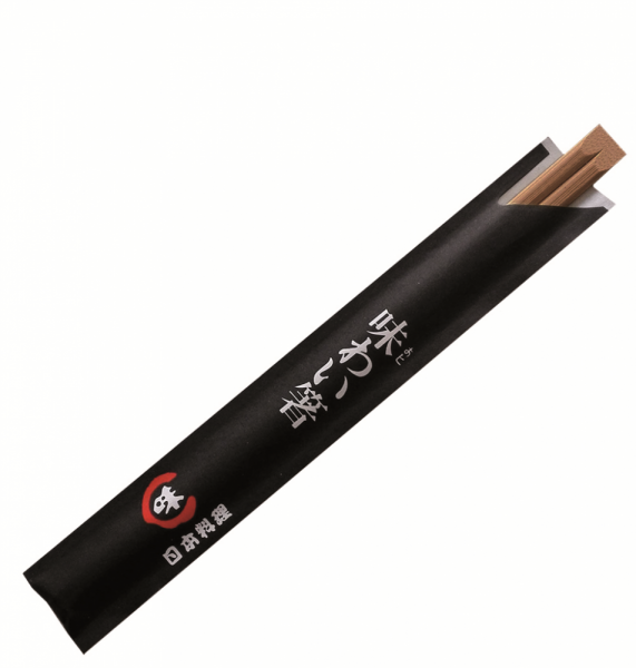 Pauzinhos Japoneses Embal. 19,5Cm Bambú Escuro 100Unid      