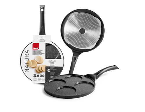 Frigideira  26Cm Para 4 Ovos Crepes  De 8Cm Ibili           