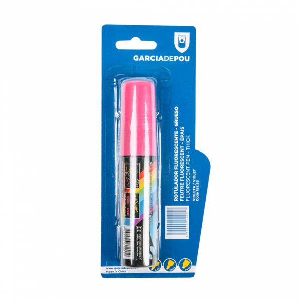 Marcador Fluorescente Grosso Rosa (1 Unid.)                 