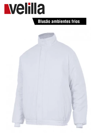 Casaco Industria Alimentar  Branco Tamanho-3Xl              