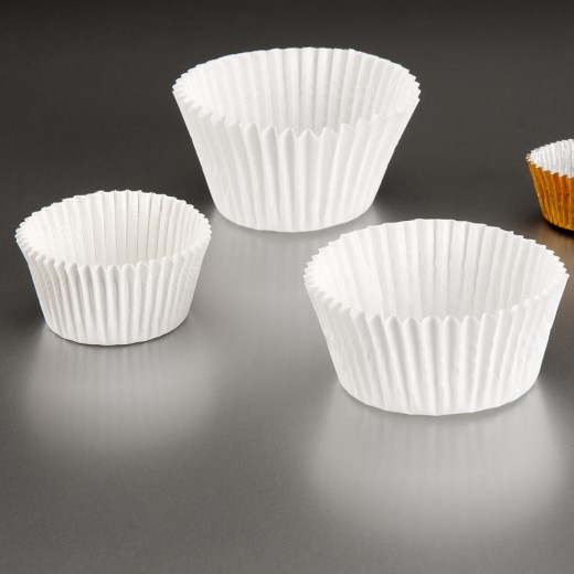 Forma Papel 5X3,5 Cm Branco Anti-Gordura (500 Unid)         