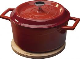 Caçarola Red. Ferro Fundido 18Cm Laranja Lava               