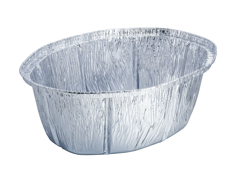 Forma Aluminio Oval C/Tampa 25X19X9Cm 2600 Conj.100         