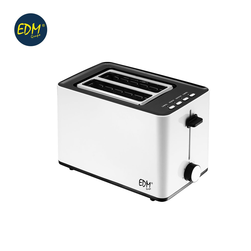 Torradeira 850W Ranhura Dupla White Design Edm              