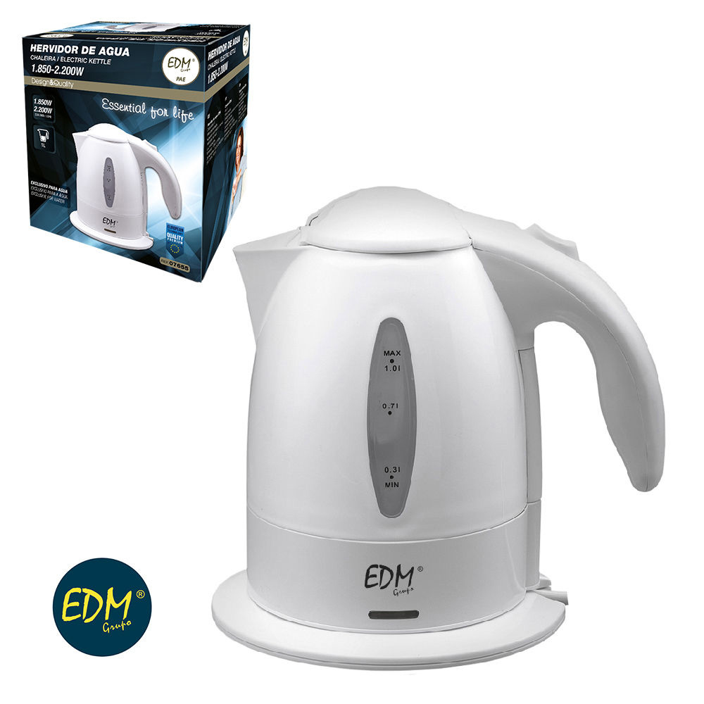 Jarro Elétrico De Água "Kettle" 2.200W 1 Litro Edm          