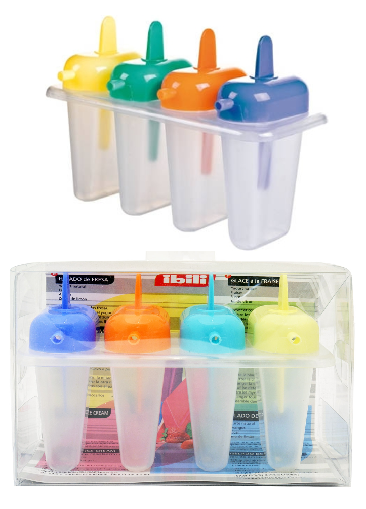 Moldes Para  4  Gelados Ibili                               