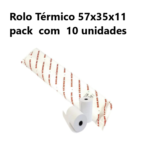 Rolo Termico 57X35X11 Pack De 10 Unidades                   
