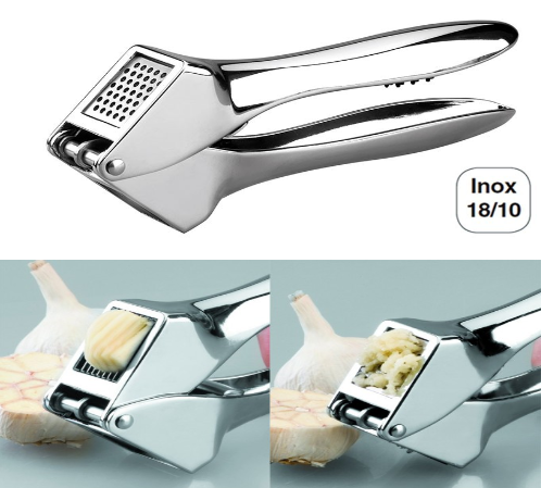 Esmagador E Laminador De Alhos Inox Lacor                   