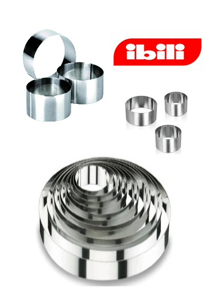 Aro Inox 24Cm Altura 4,5Cm Ibili                            