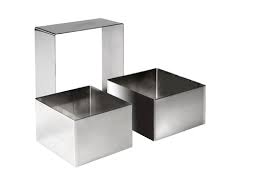 Aro Inox  Quadrado 7Cm C/Altura De 4,5Cm Ibili              
