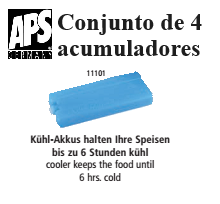 Conjunto De 4 Acumuladores De Frio 11101 Aps                