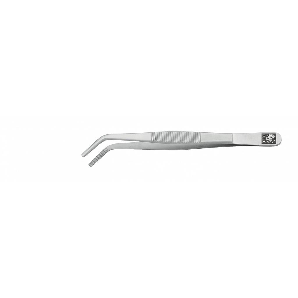 Pinça Culinária Fina Inox Ponta Curva 20Cm Icel             