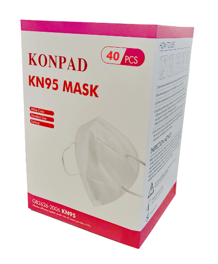 Mascara Kn95 Caixa Com 40 Unidades                          