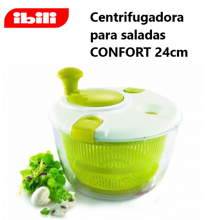 Centrifugadora Para Saladas Manivela Confort 24Cm Ibili     