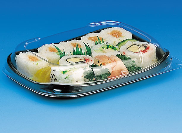 Base Preta Para Sushi/Charcutaria 245X185X20Mm Guillin      