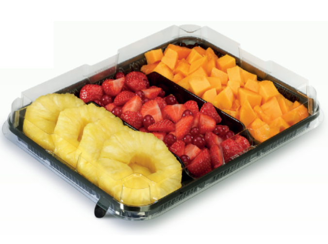 Tampa Cristal P/Base Preta C/Divisões 315X245X20Mm Guilln   