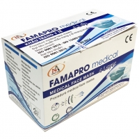 Mascara Descartavel Farmapro Medical 4 Dobras Cx-50 Unid.   