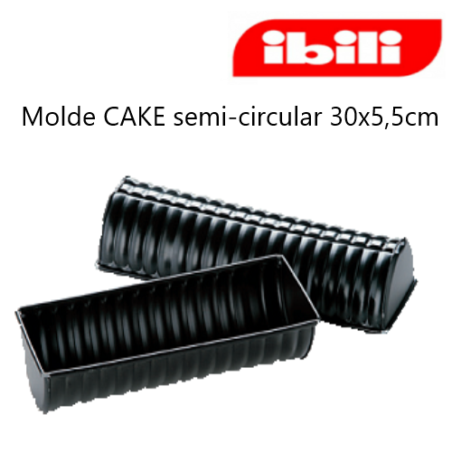 Molde Cake Semi-Circular Moka 30X5,5Xcm Ibili               