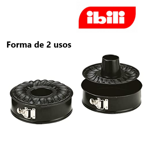 Forma Desmontavel 2 Usos Anti-Aderente Moka 24X6,5Cm Ibili  