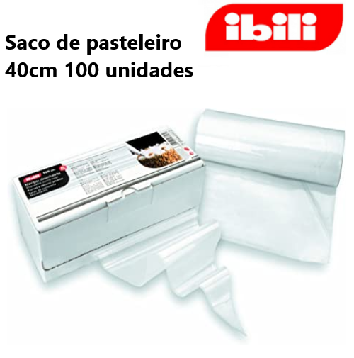 Sacos De Pasteleiro 40Cm 100 Unidades  Ibili                
