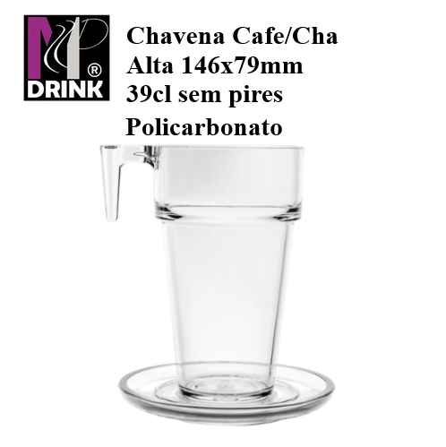Chavena Cafe/Cha Alta 146X79Mm 39Cl Sem Pires               