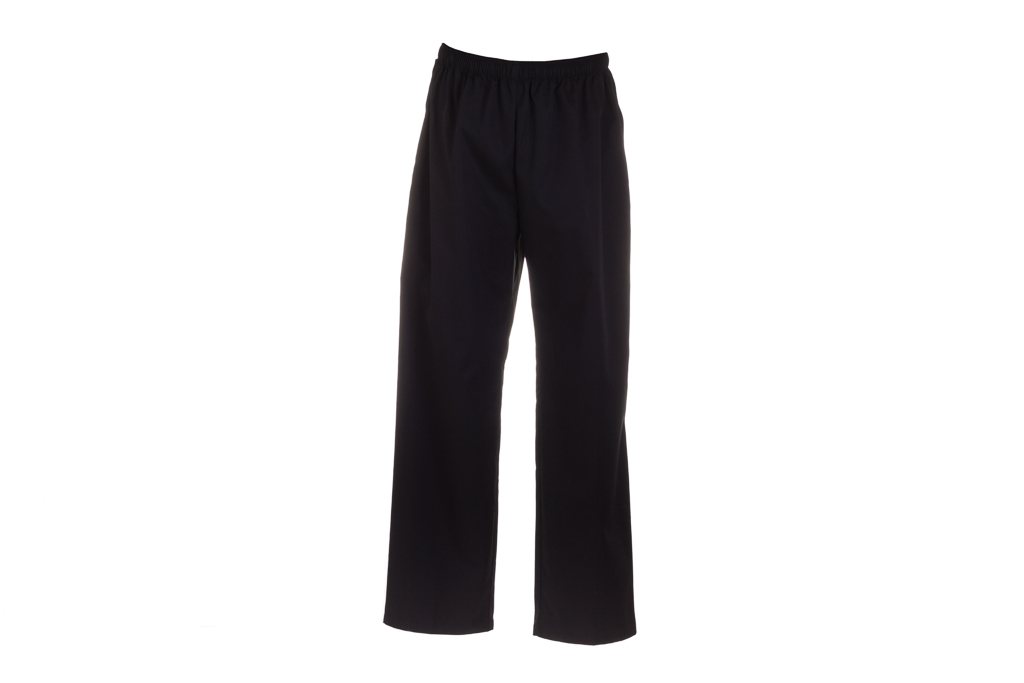 Calça Cozinha C/ Elástico Preta Tam. Xl                     