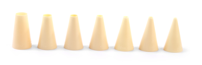 Conj. 7 Bico Pasteleiro Nylon Red.5.7.9.11.13.15.17Mm Hendi 