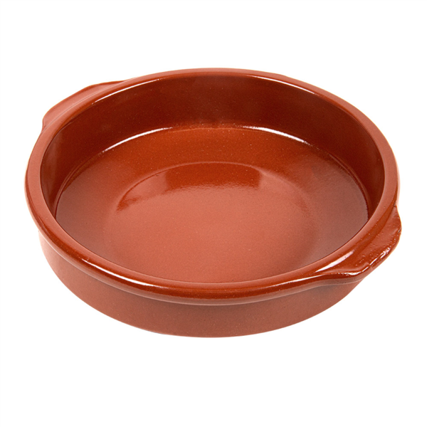 Caçarola Com Asas 850Ml 20X5Cm Castanho Cerâmica            