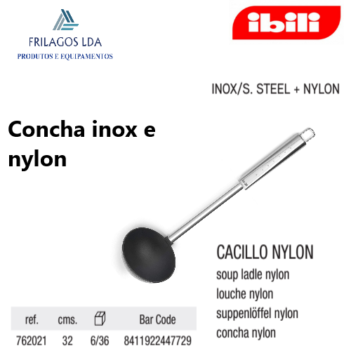 Concha Inox E Nylon Serie Intense  32Cm Ibili               