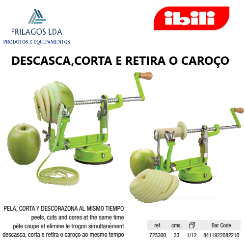 Cortador De Maçãs, Pela Corta E Tira Caroço  Ibili          