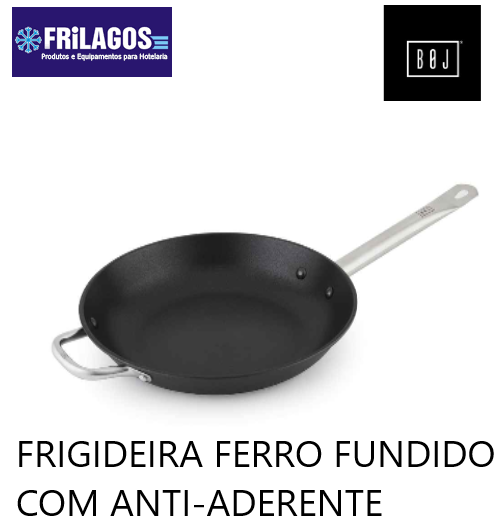 Frigideira Classic 30X5,5Cm Ferro C/Anti-Aderente  Boj      