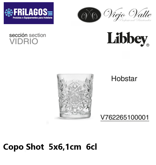 Copo Shot Obstar 6Cl 5X6,1Cm  Libbey                        