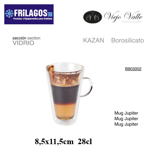 Chavena Borosilicato 28Cl. 8.5X11.5Cm Jupiter Viejo Valle   