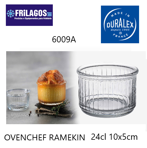 Conjunto 4 Ramequins 24Cl 10X5Cm Vidro 300ºc Duralex        